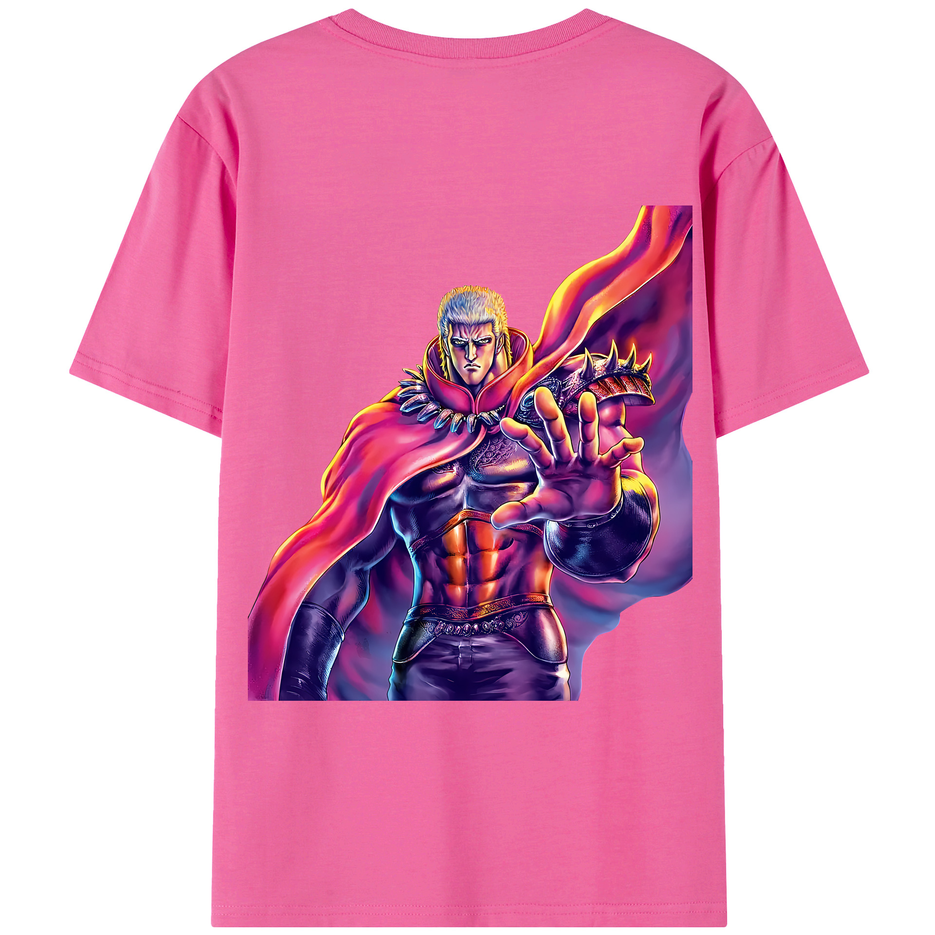 （画像用） 北斗の拳 Fist of the North Star レディース半袖Tシャツ(バックプリント)